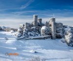 Zamek_Ogrodzieniec_zimą