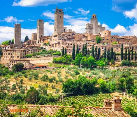 TOSKANIA - San  Gimignano a