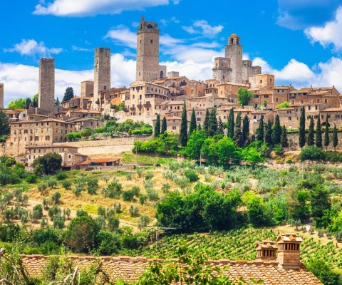 TOSKANIA - San  Gimignano a