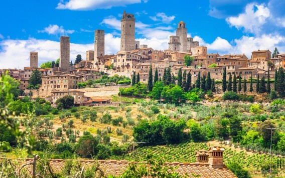 TOSKANIA - San  Gimignano a