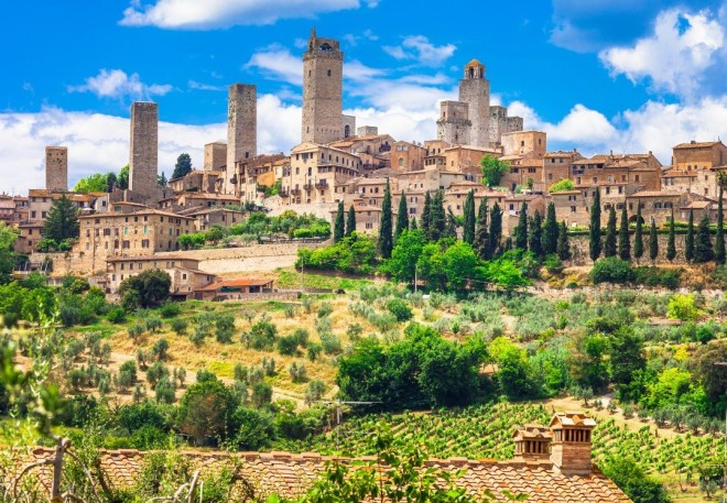 TOSKANIA - San  Gimignano a